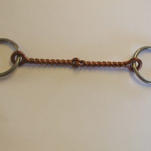 Twisted copper wire bradoon