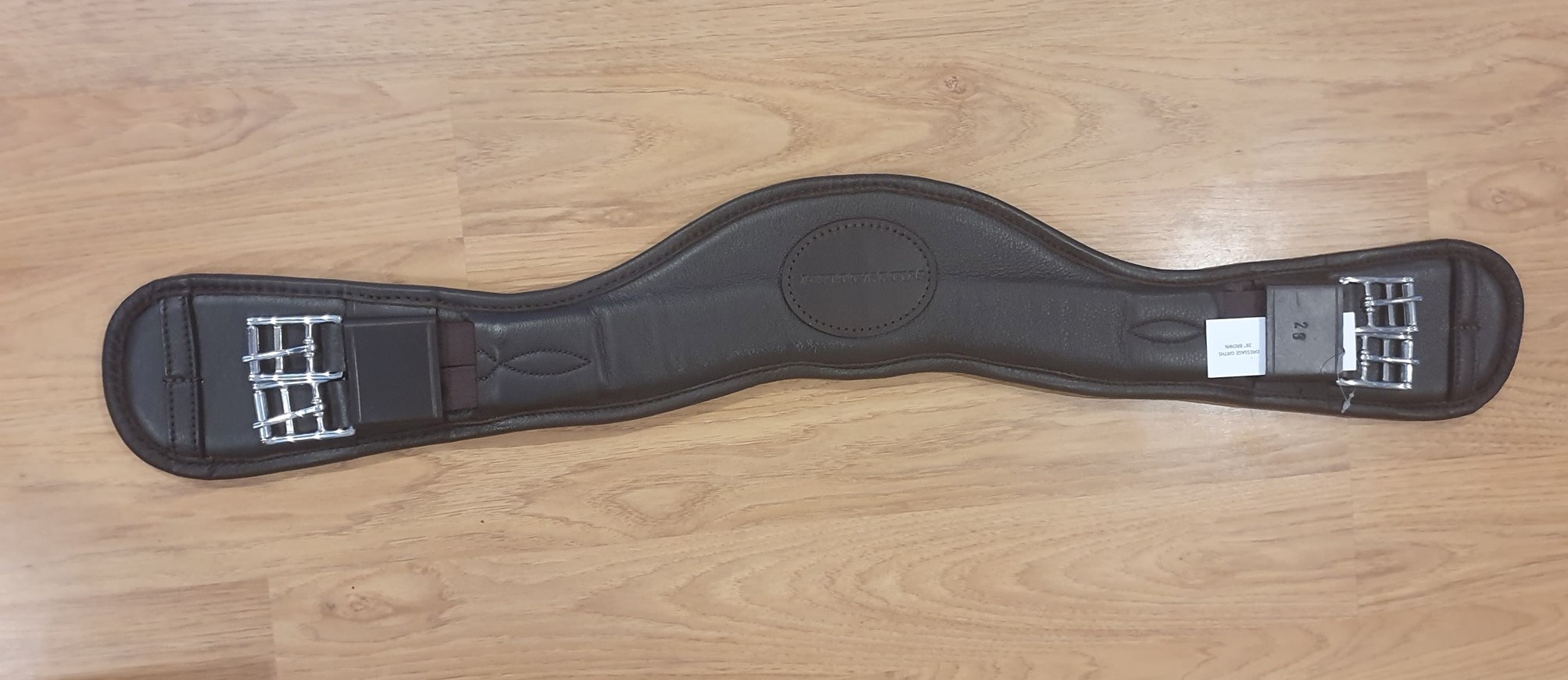 Terrific NUNN FINER Thickly Padded PIAFFE Black Dressage Girth Light Use 30