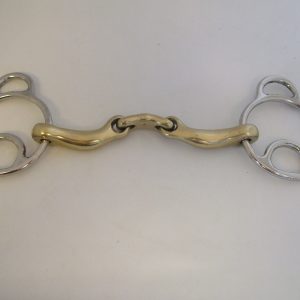 German Silver Half Moon Wilkie Snaffle