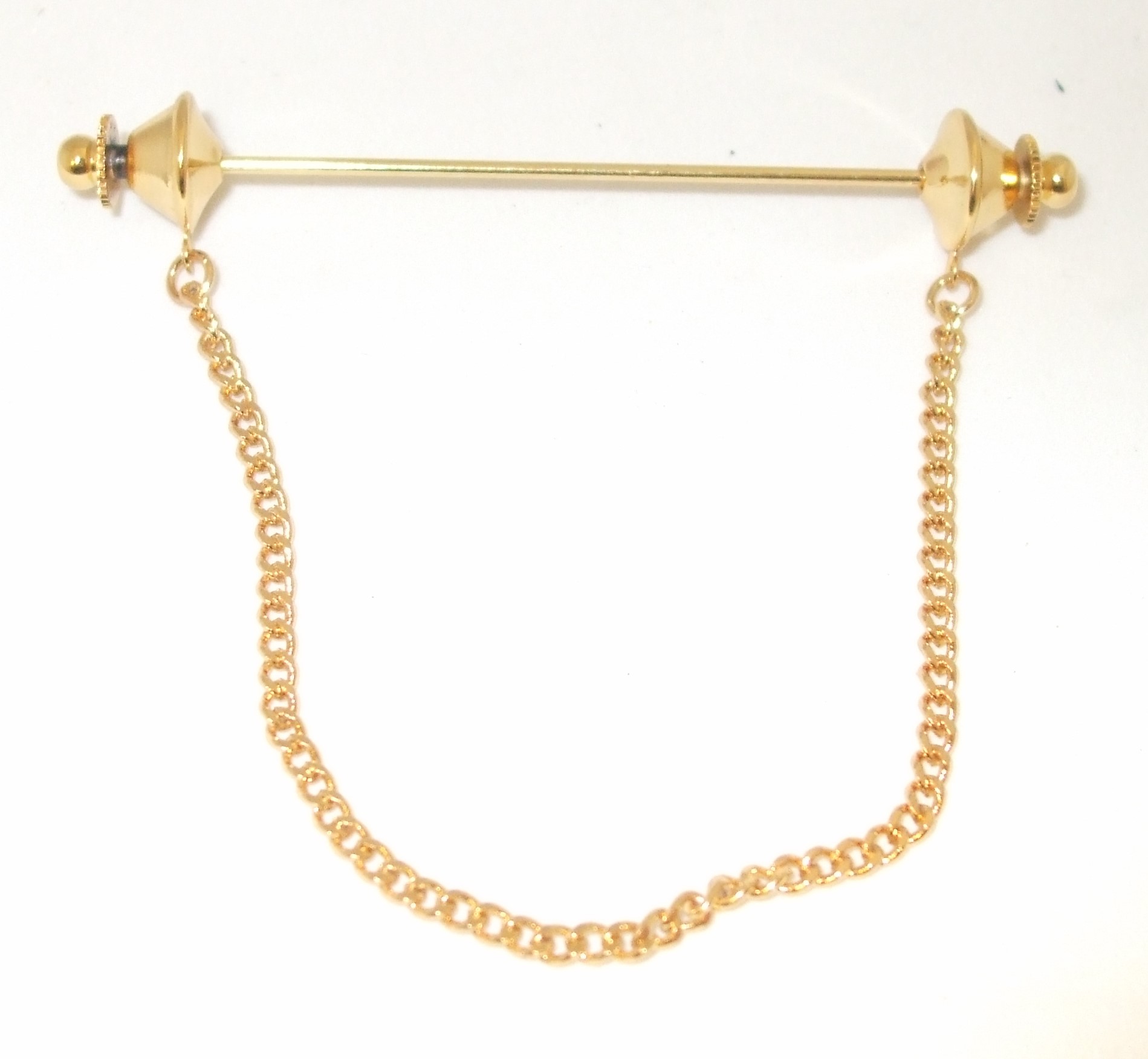 Collar Pin with Attached Chain Fylde Saddlery