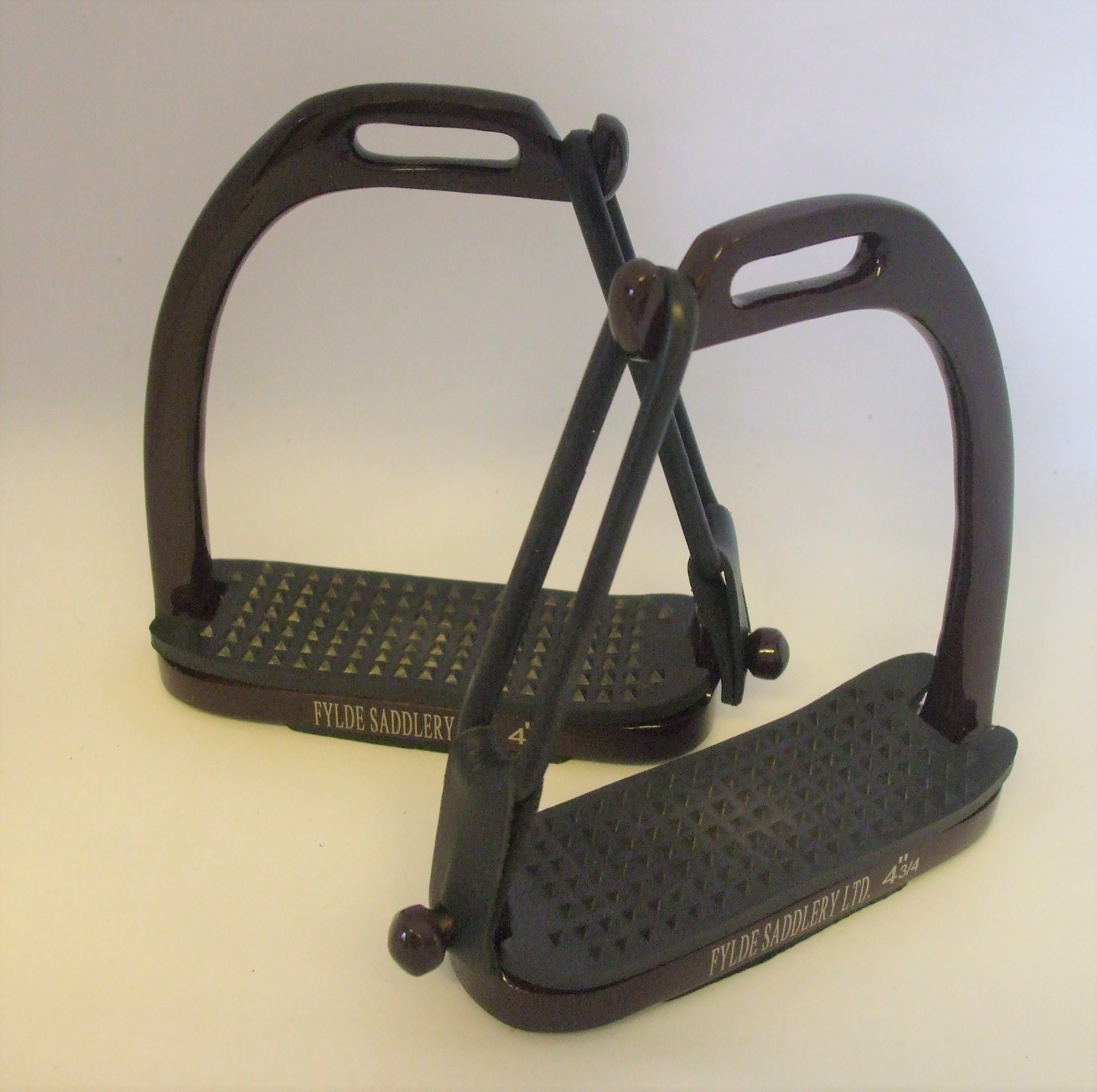 Brown Coated Stirrup Irons - Image 3